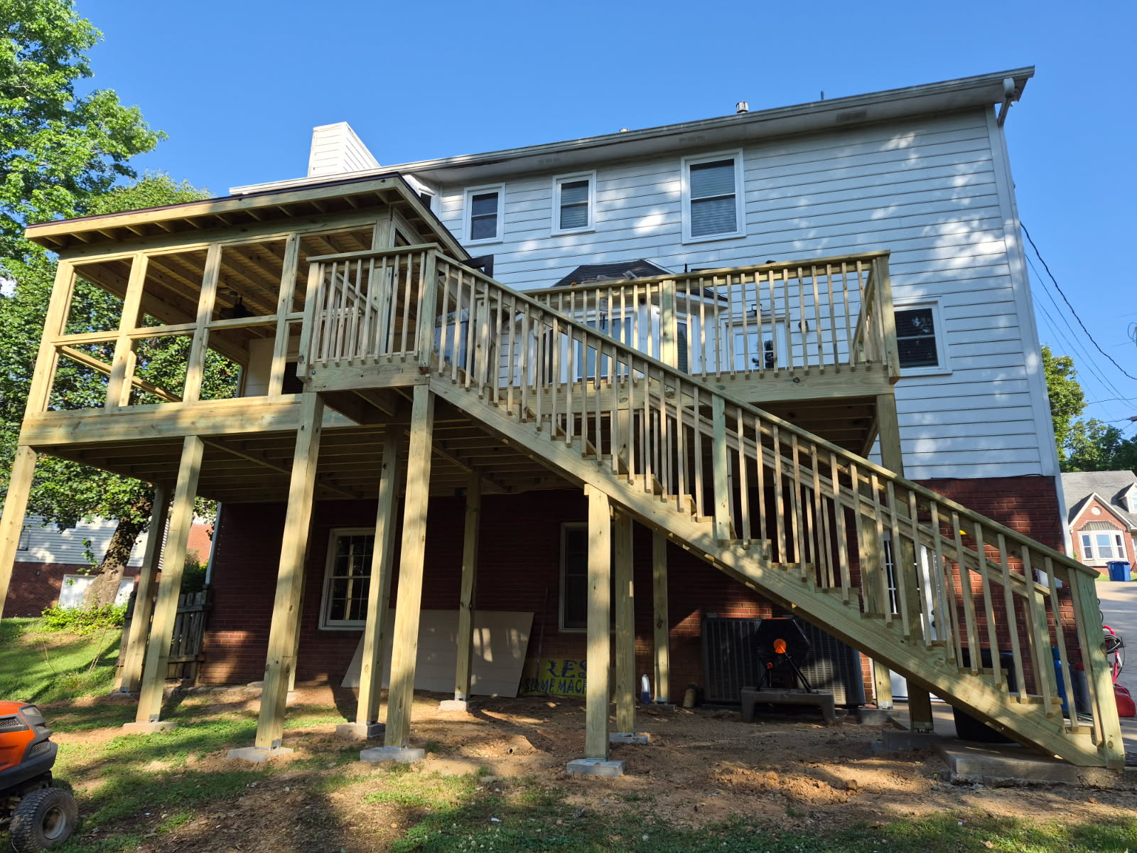 Large deck build Birmingham