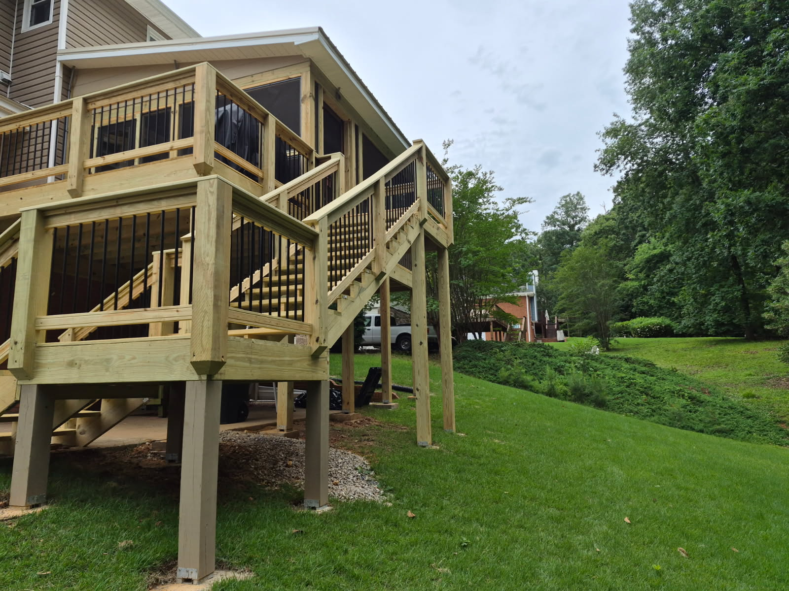 Deck staircase Birmingham