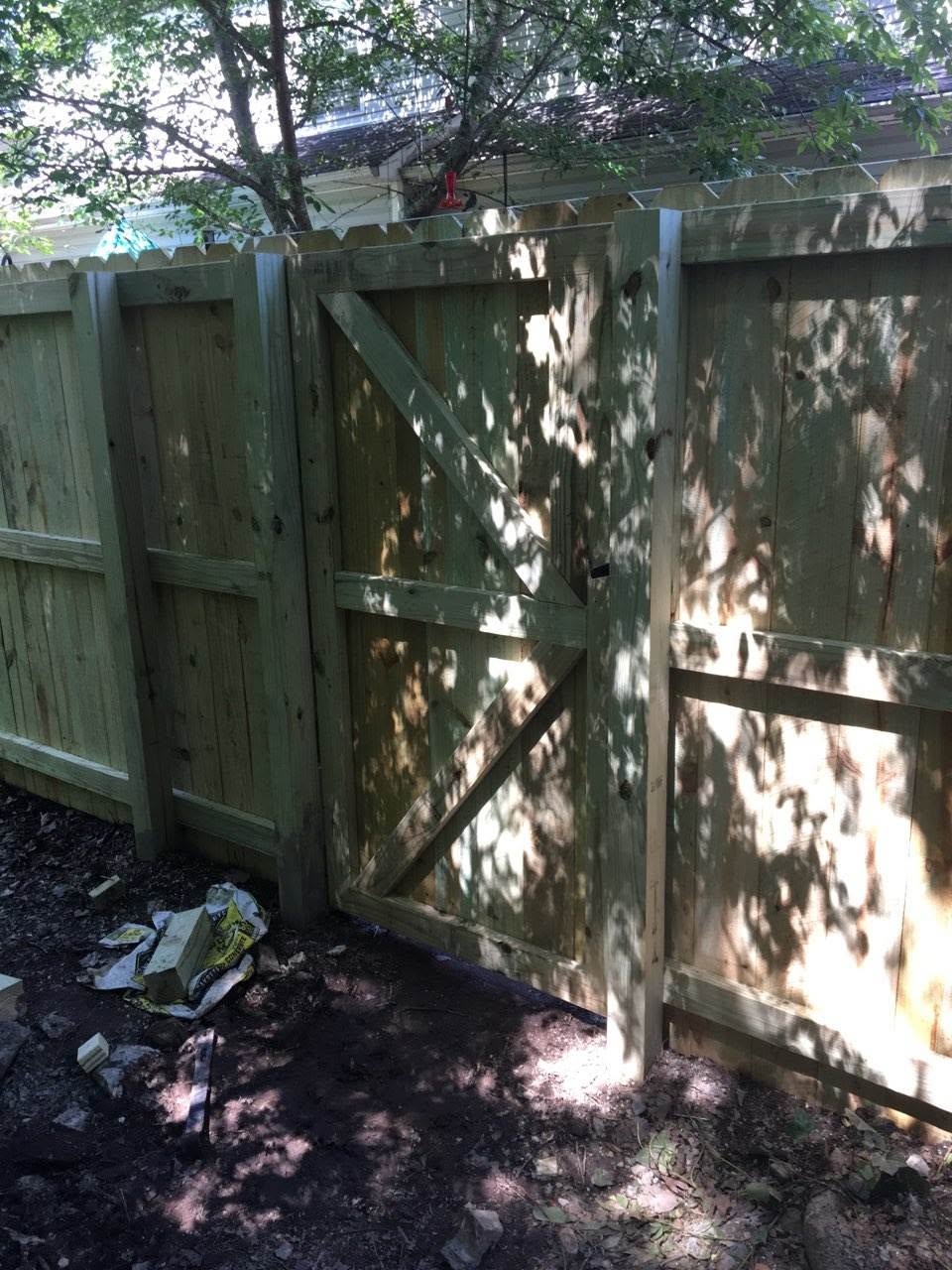 Wooden fence installation Birmingham AL