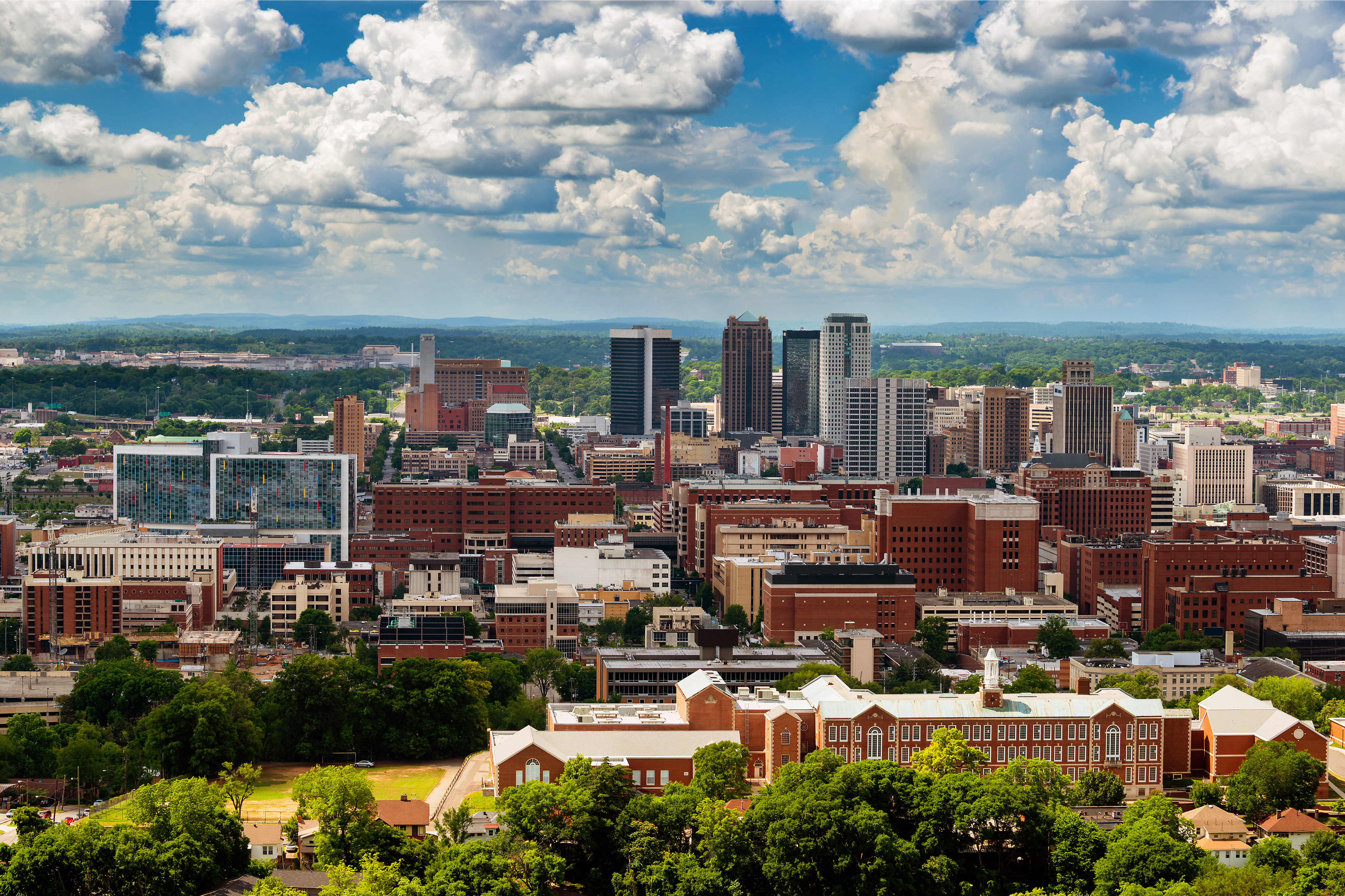 Birmingham Alabama skyline — Total Home Fencing and Decks LLC serving the greater Birmingham area
